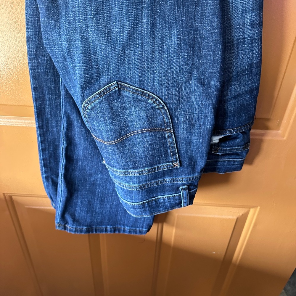 Lee Blue Straight Leg Jeans Classic Denim